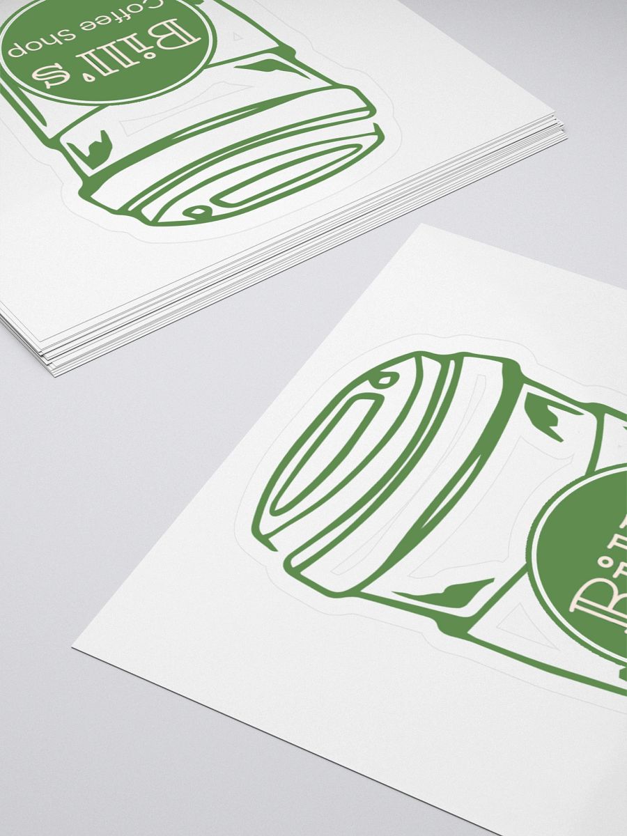 Bill's Coffee Shop Coffee Cup Sticker product image (4)