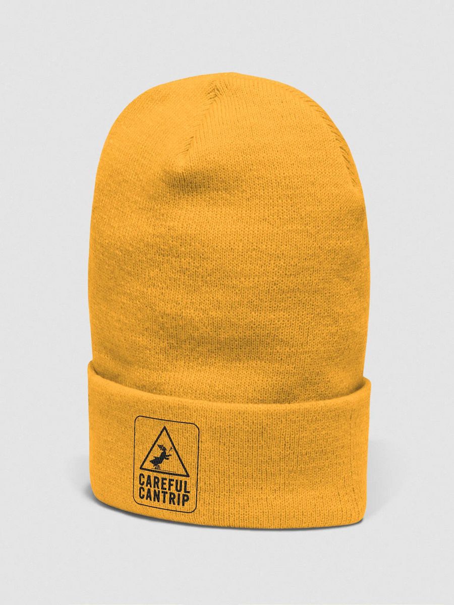 Careful Cantrip Beanie - Black Logo product image (2)