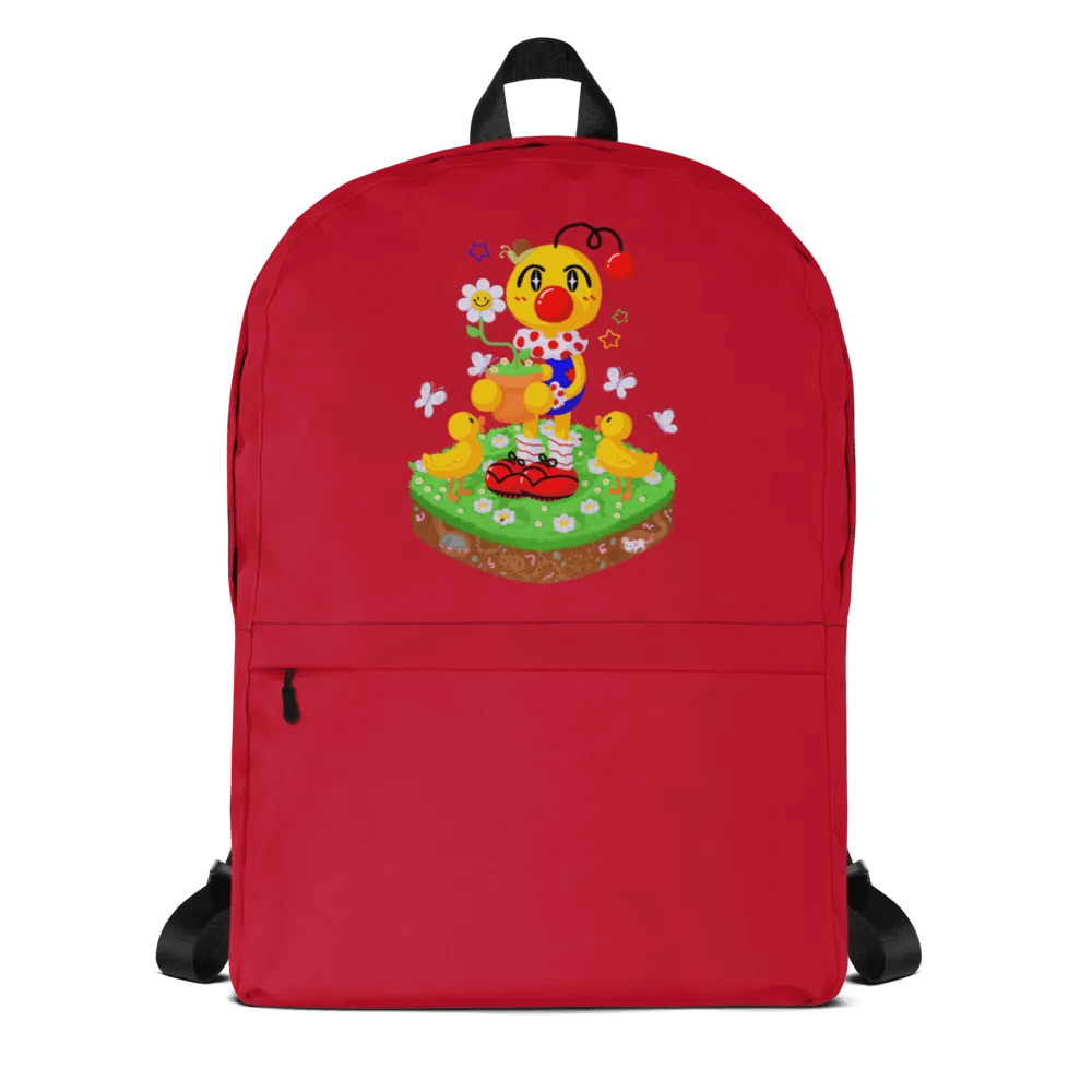 Red Boyoyoing Flower Pot Island Backpack product image (1)