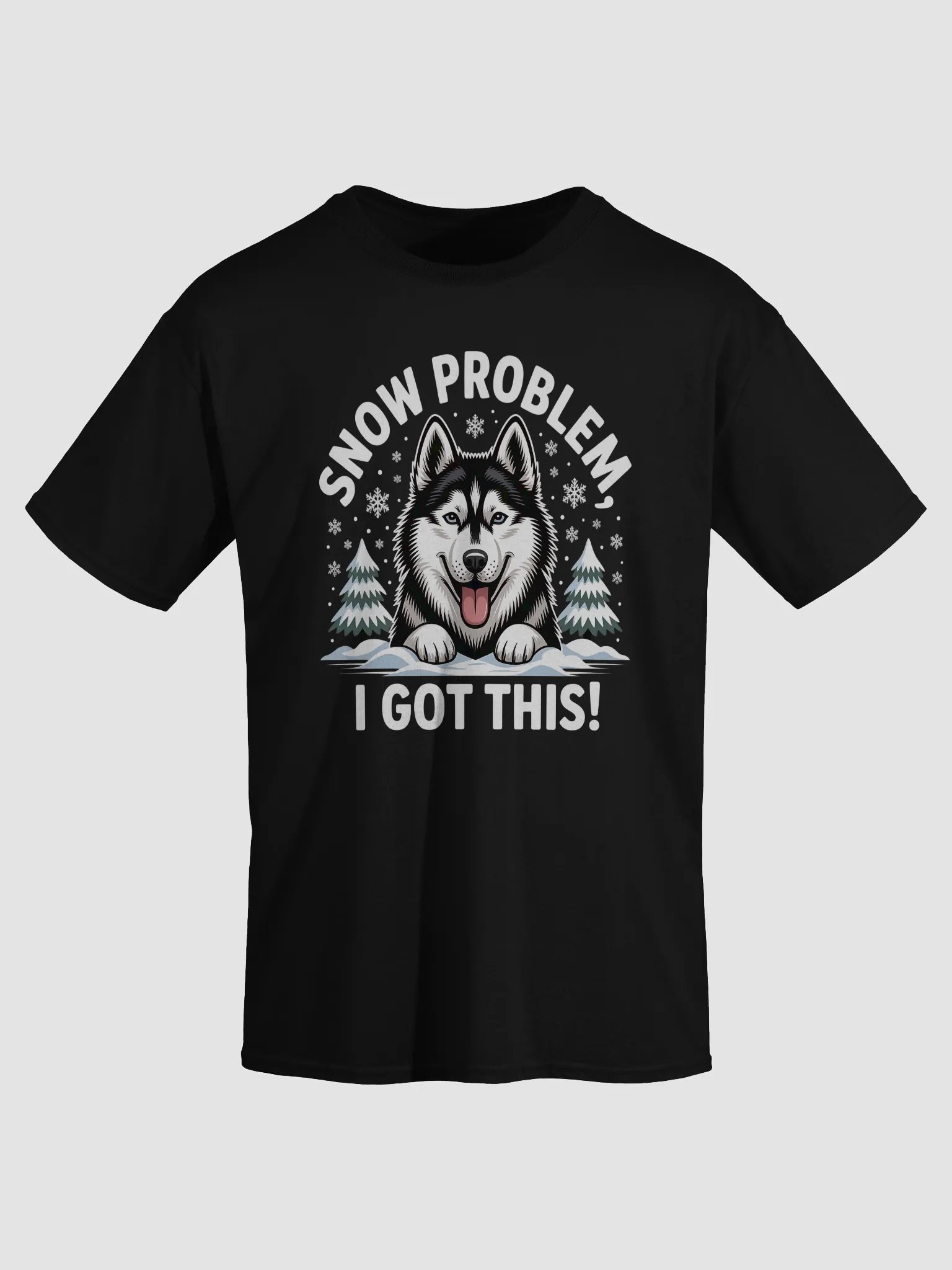 Snowy Husky Adventure T-Shirt product image (23)