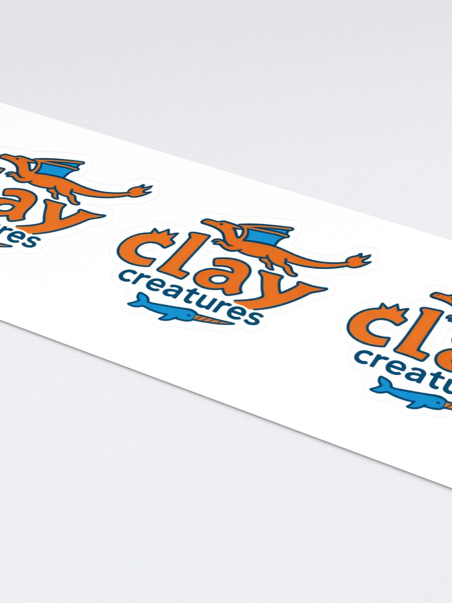 Clay Creatures Kiss Cut Stickers (Set of 5) product image (4)