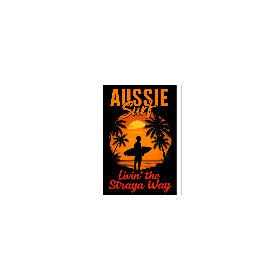 Aussie Surf Livin' the Straya Way Magnet product image (1)