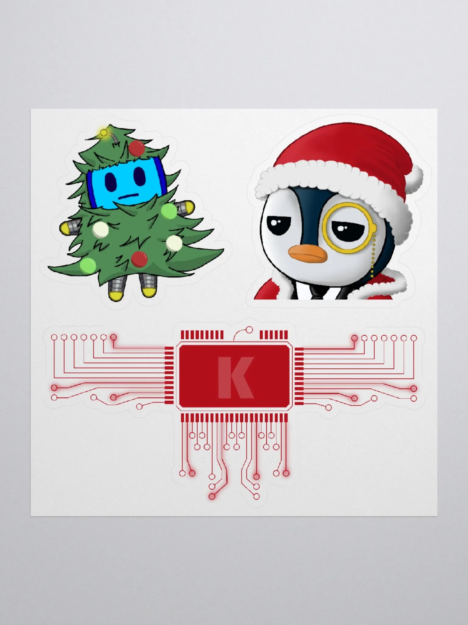 Holiday Sticker Sheet (3 sizes) product image (2)