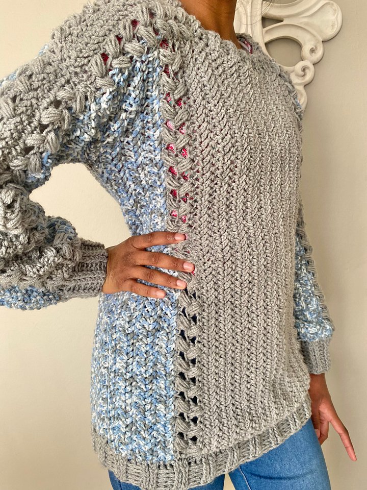 Crochet Sweater KK Written Pattern product image (1)