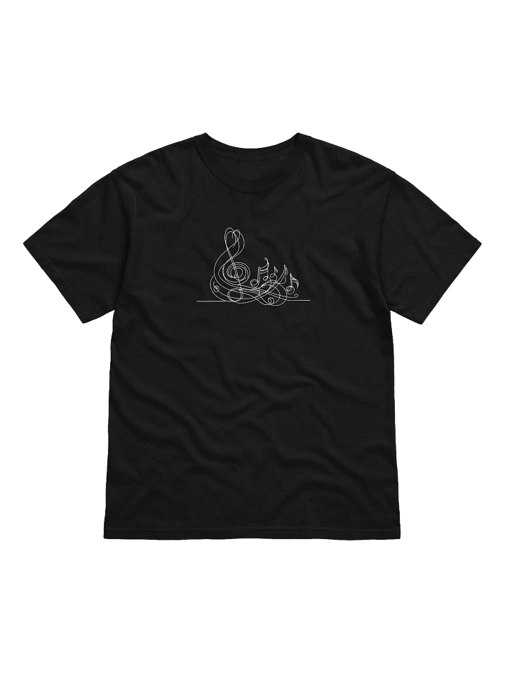 Music Notes Line Art Design T-shirt product image (1)