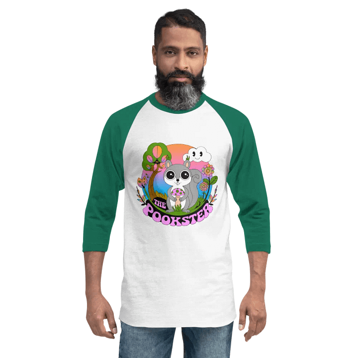 The Pookster's Mushroom Madness Raglan Tee product image (2)