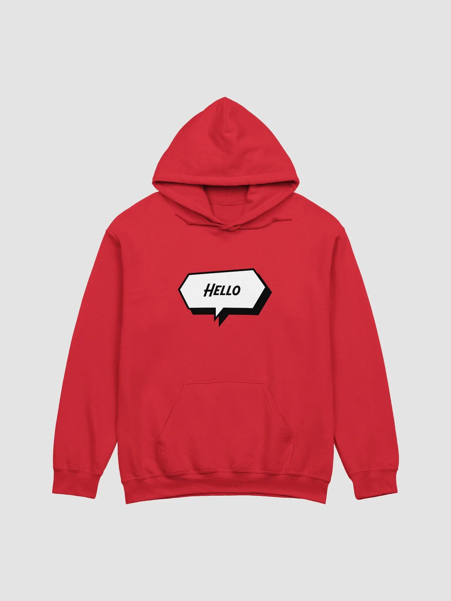 Hello Speech Bubble Gildan Hoodie product image (3)