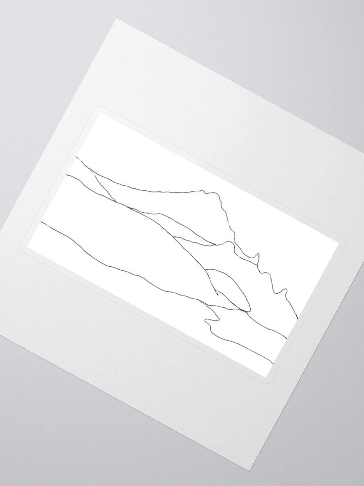 Gilbert Peak sticker (plain outline sketch) product image (6)