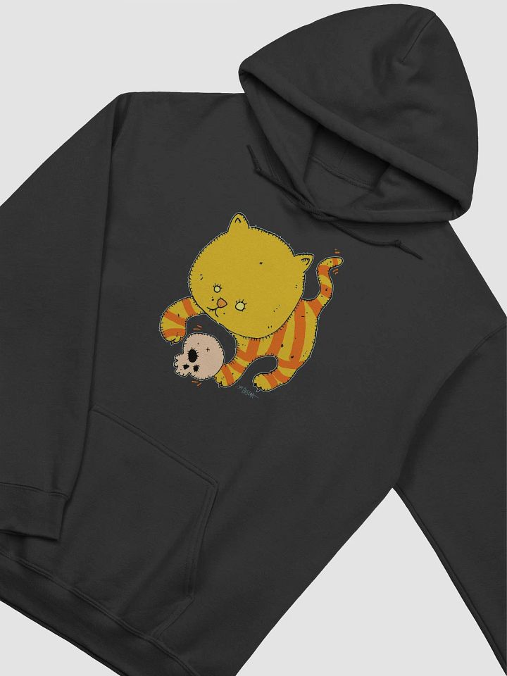Cute Cat and Human Skull Hoodie product image (11)