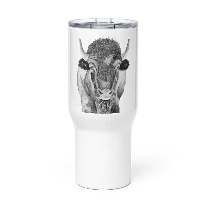 Bison Drawing Travel Cup product image (2)