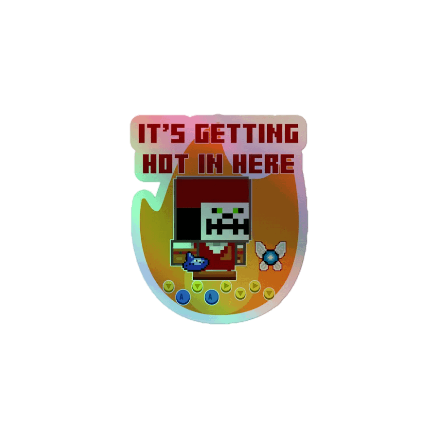 Aggro - It's Getting Hot - Holographic Sticker product image (1)