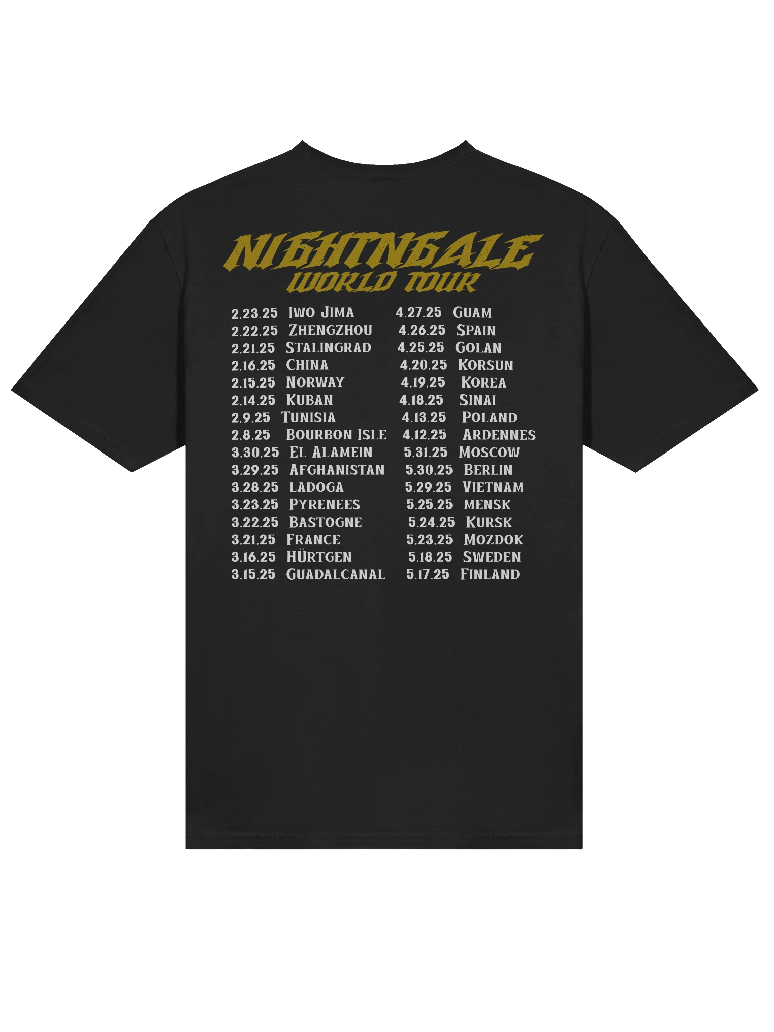 "World Tour" Unisex T-Shirt product image (5)