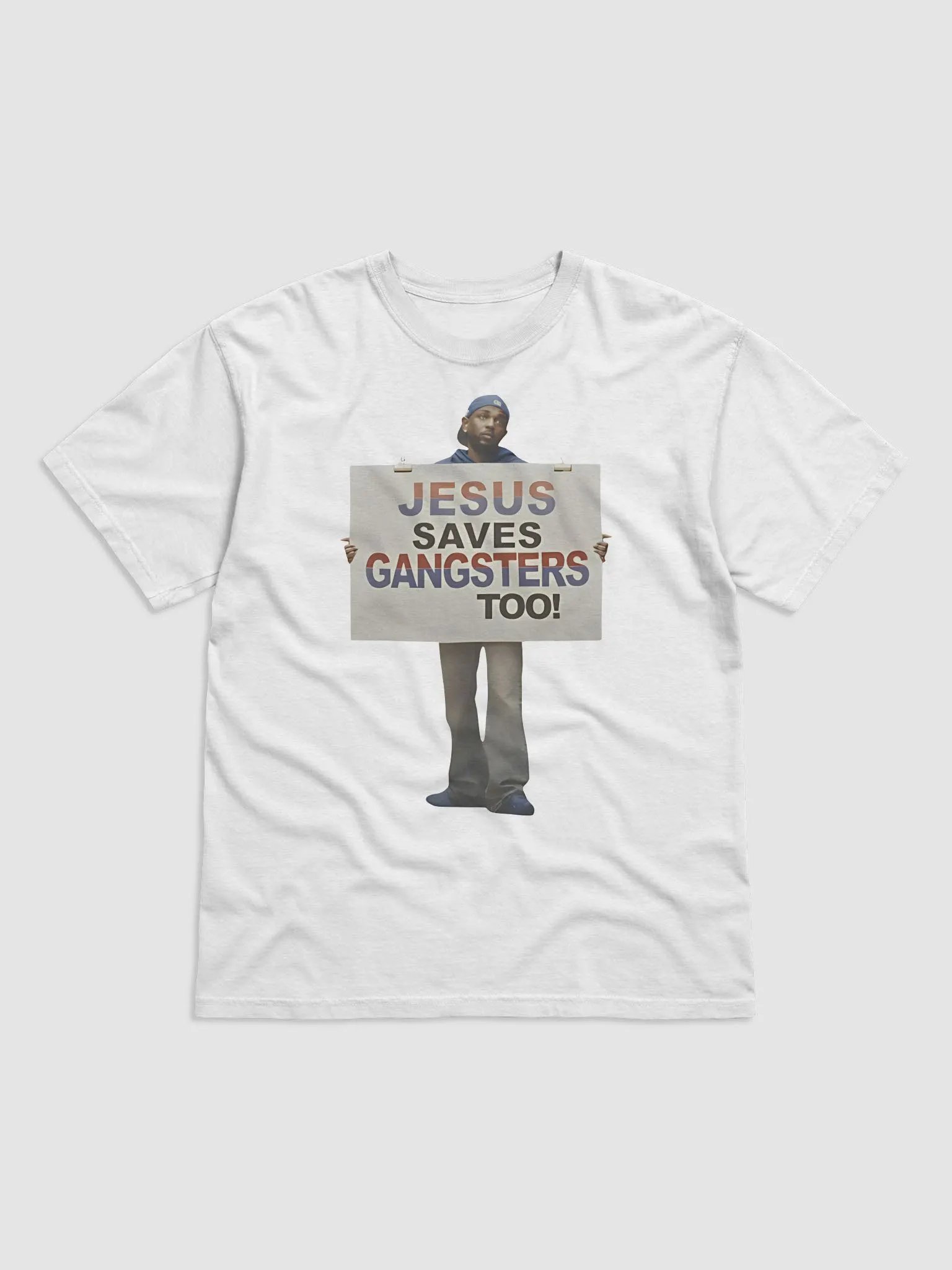 Kendrick Lamar Jesus Saves Gangsters Too Shirt product image (2)