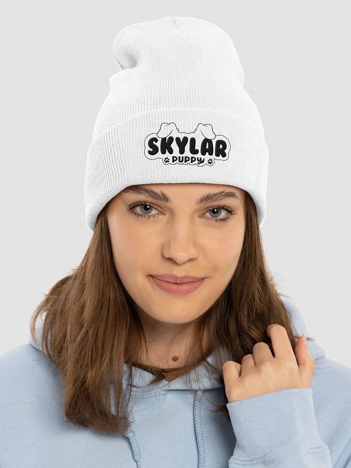 SkylarPuppy Embroided Beanie BL product image (1)