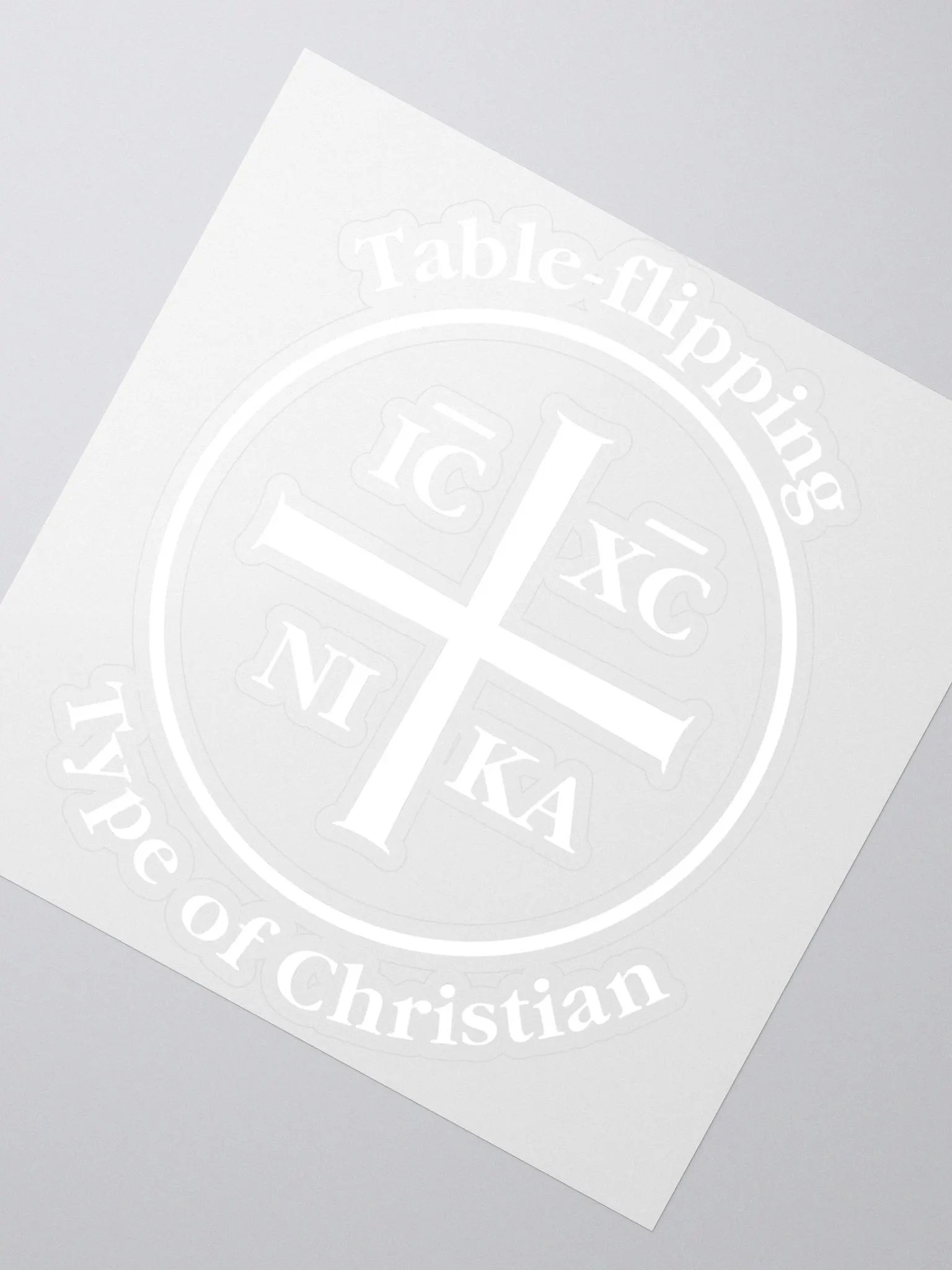 Table Flipper Sticker (White) product image (4)