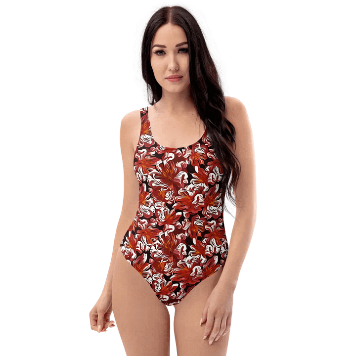 Fire Flower | One-piece swimsuit product image (1)