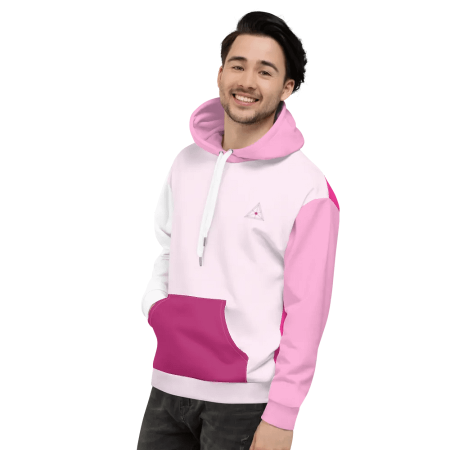 delightful safety pink hoodie product image (4)