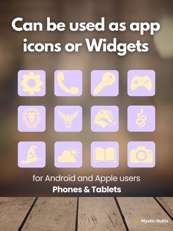 Harry Potter Easter Day Special Minimalist App Icon Pack for Phones and Tablets product image (4)