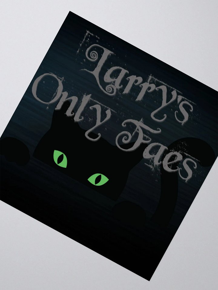 Larry's Only Faes Sticker product image (2)