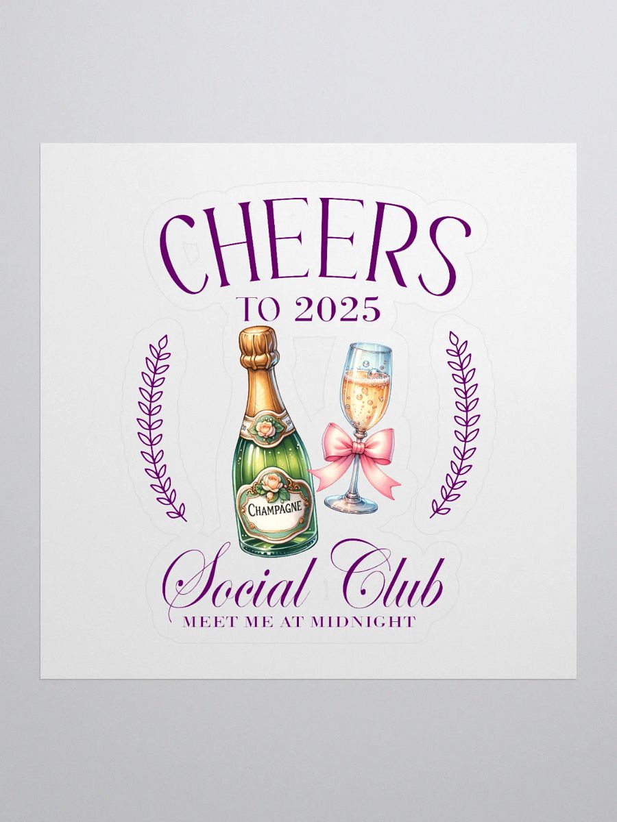 Cheers to 2025 Celebration Stickers product image (1)