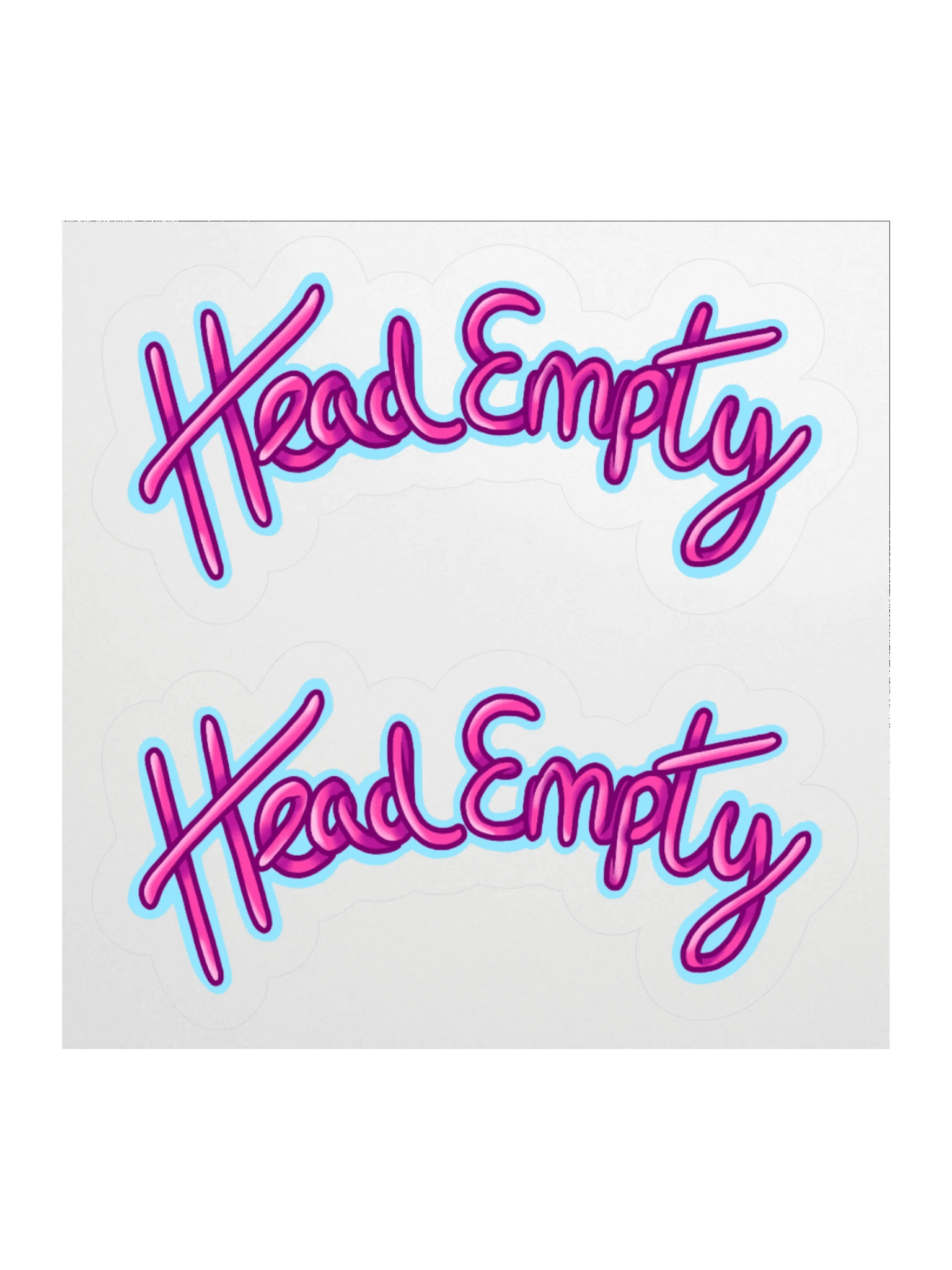 Head Empty Double Sticker Pack product image (2)
