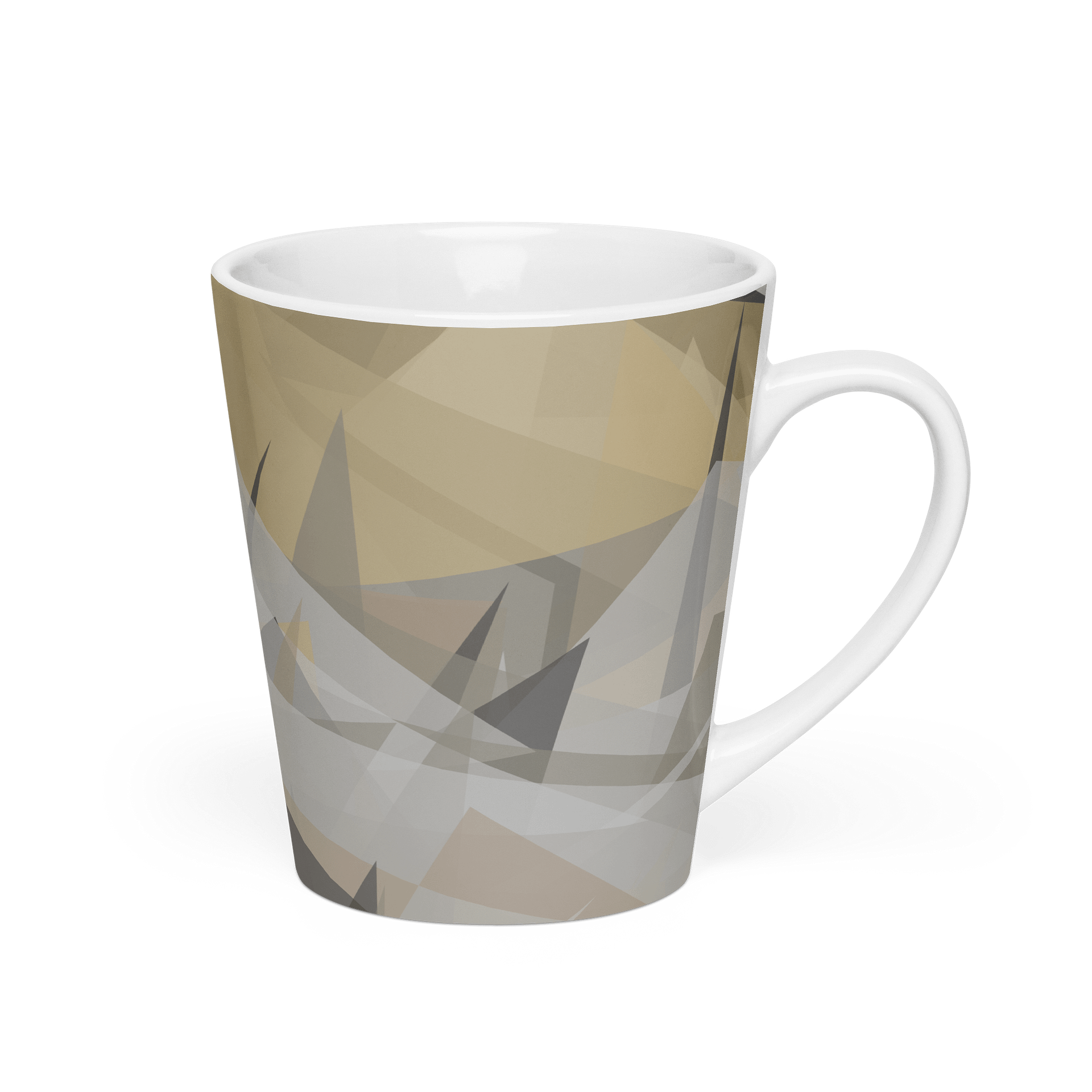 Geometric Elegance Latte Mug product image (3)