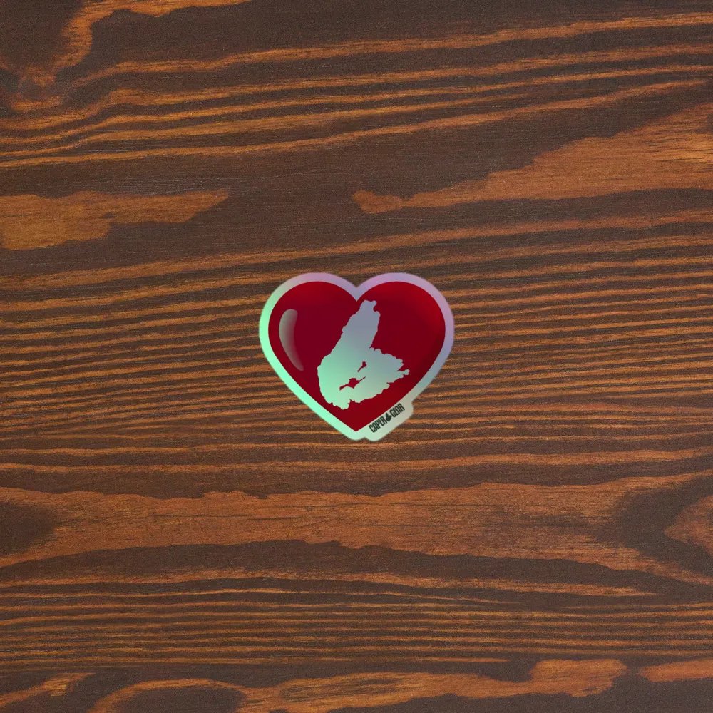CAPE BRETON HEART HOLOGRAPHIC STICKER product image (3)