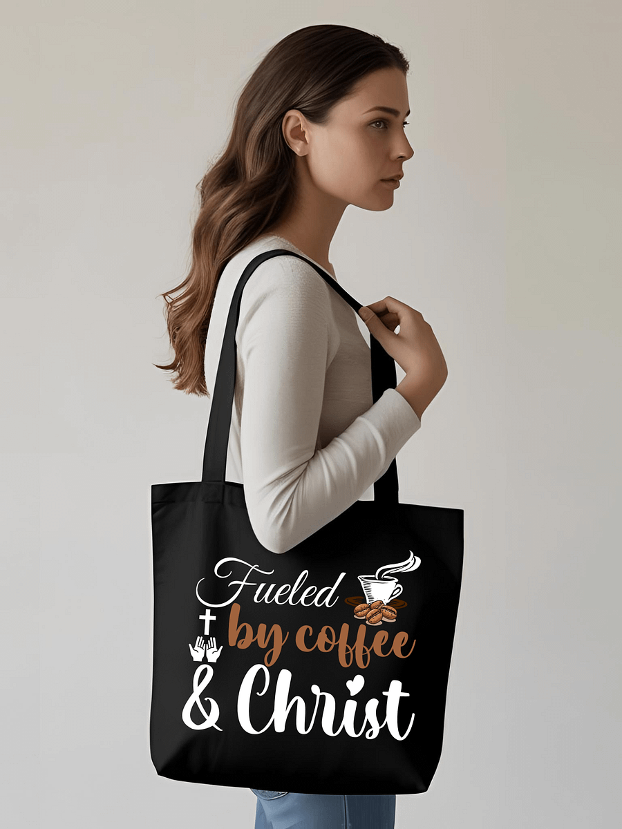 Fueled By Coffee and Chris, Eco Tote Bag. product image (1)