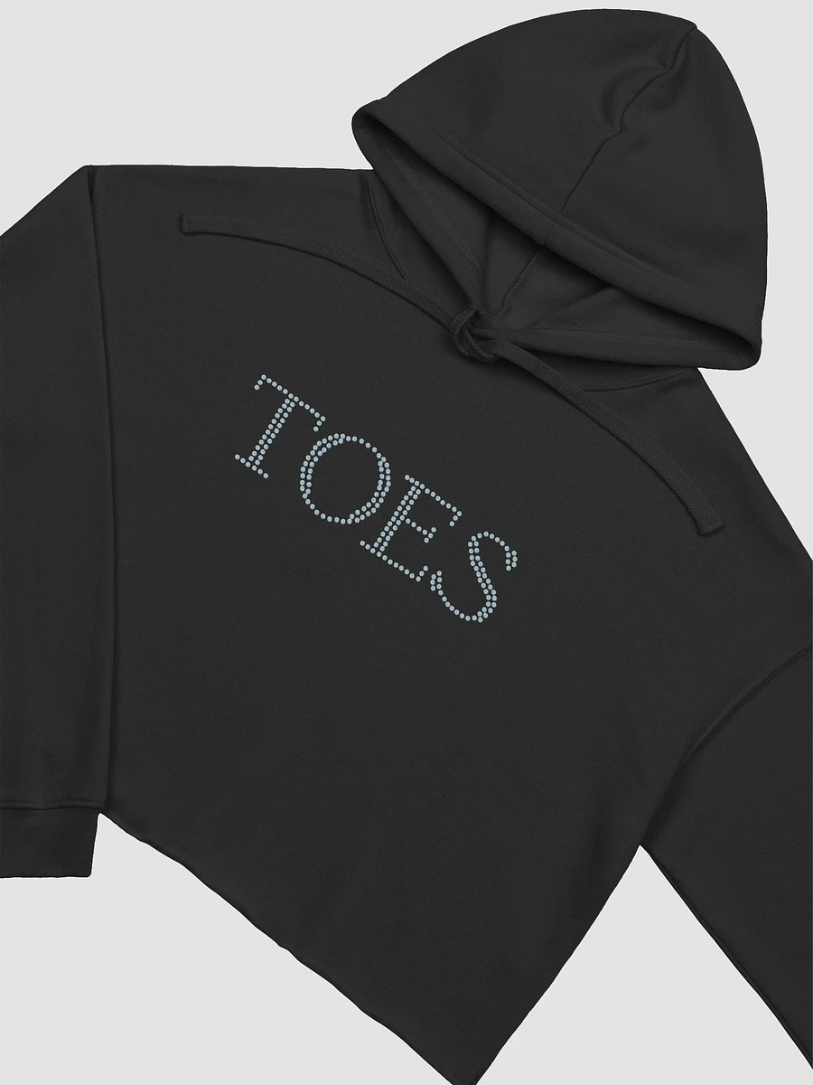 TOES fleece crop hoodie product image (4)