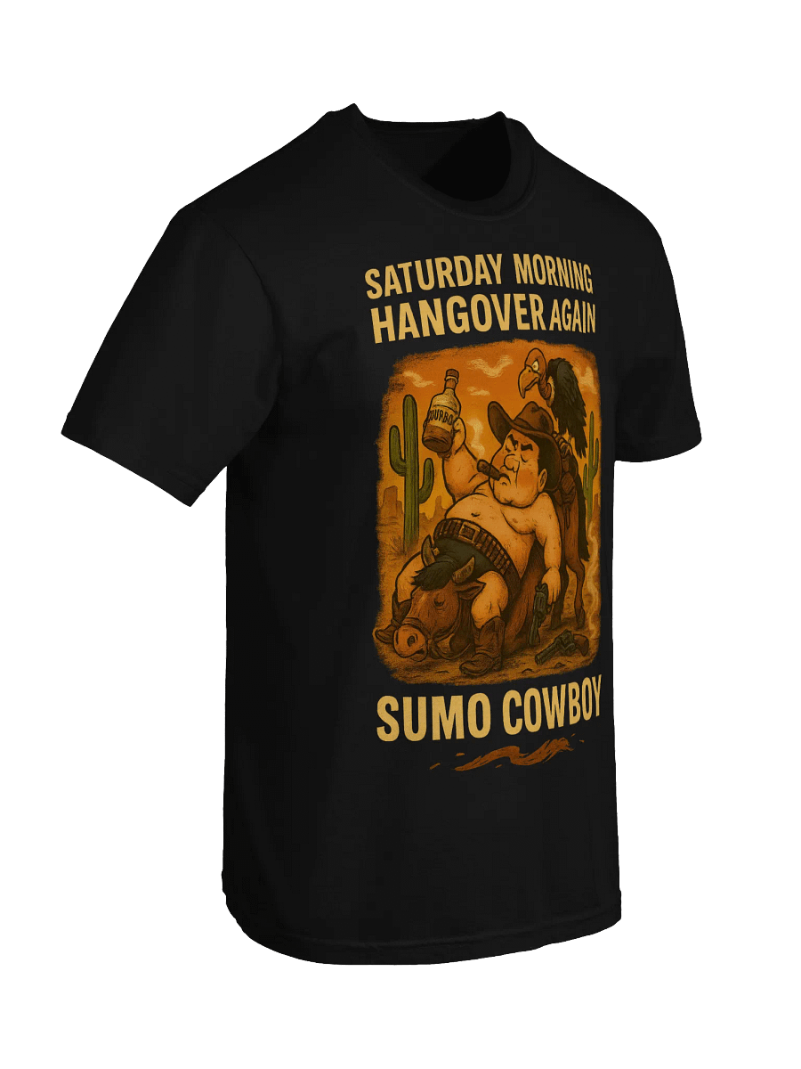 Sumo Cowboy Hangover T-Shirt product image (3)