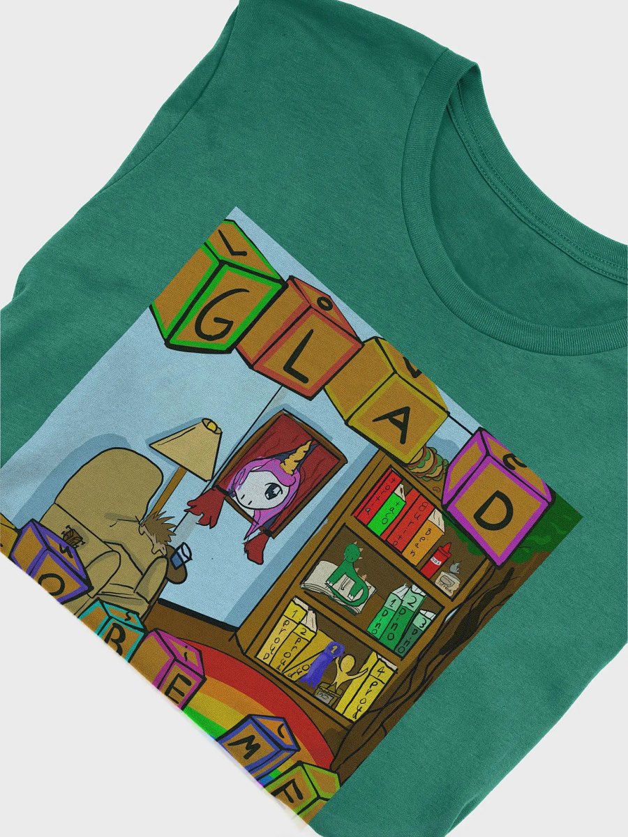 Glad To Be Me green tee product image (5)