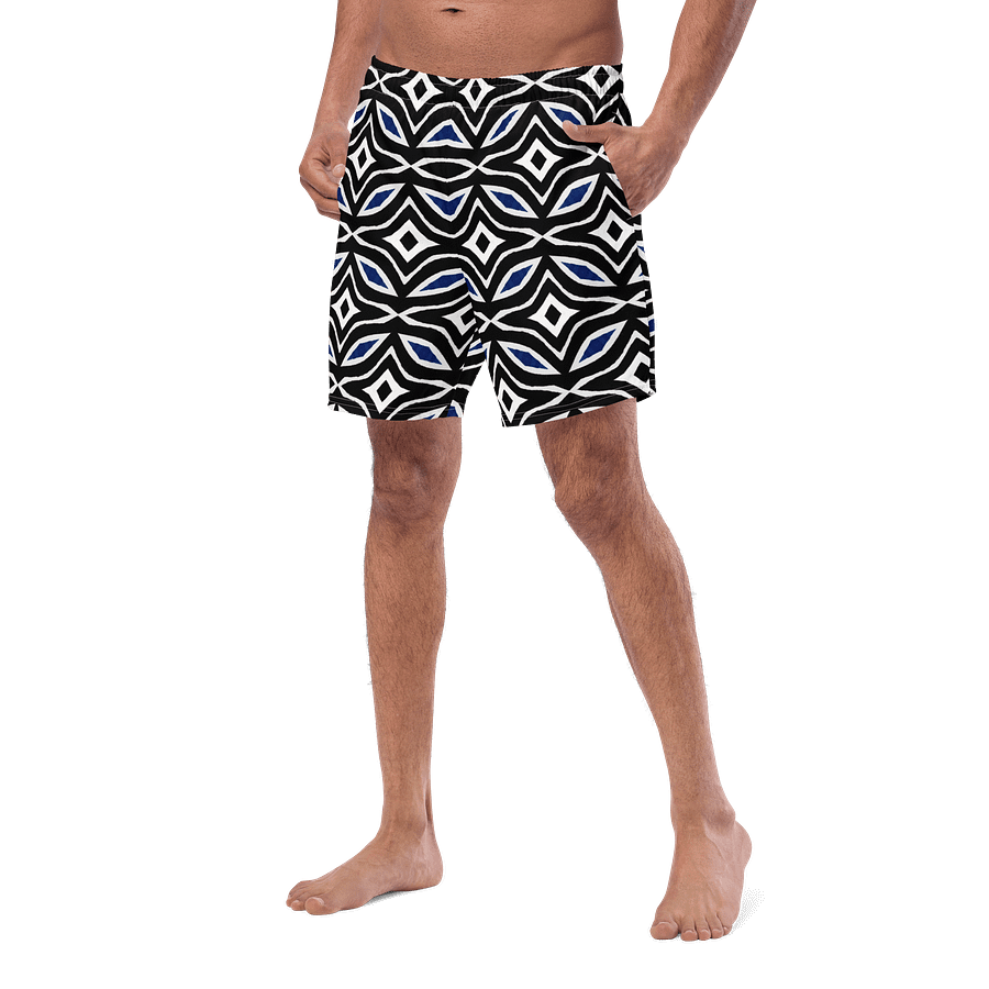 Symmetric Monochrome Swim Trunks product image (2)