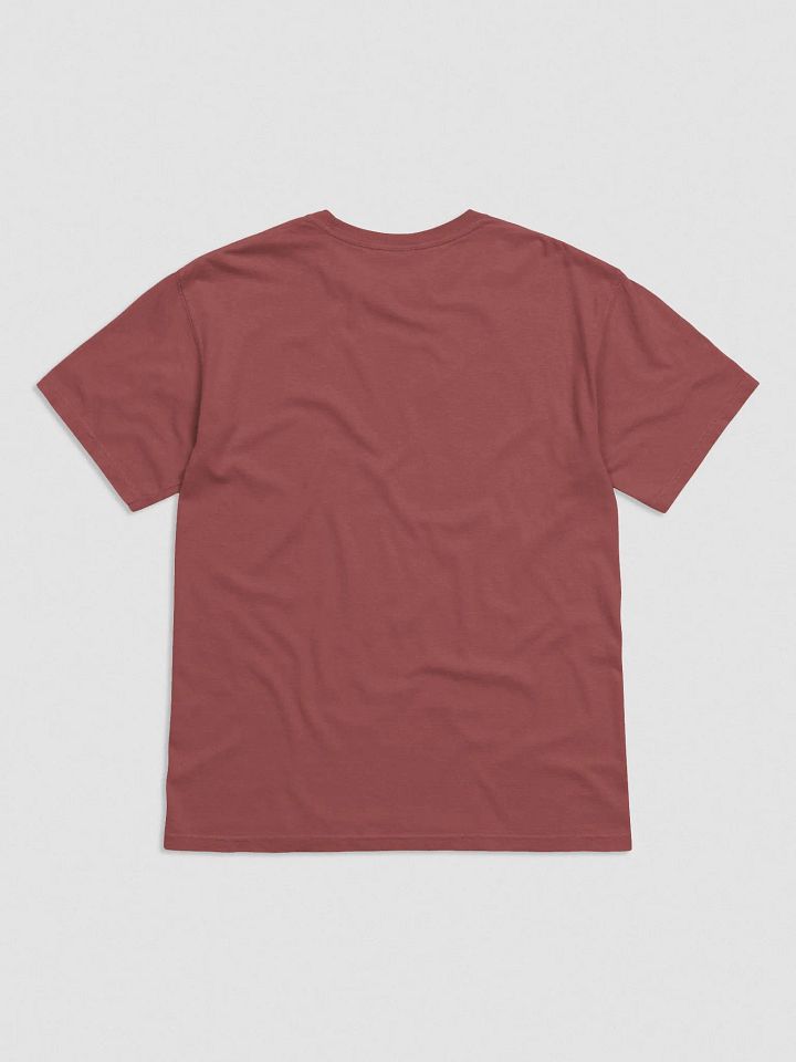 Bubbly and a B*tch embroidered garment-dyed tee (maroon bubble design) product image (2)