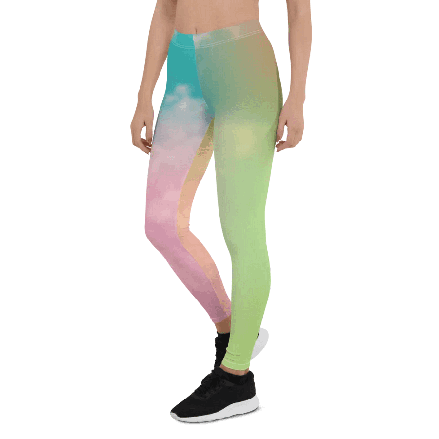 Blur cloud rainbow Design Legging - V11 product image (6)
