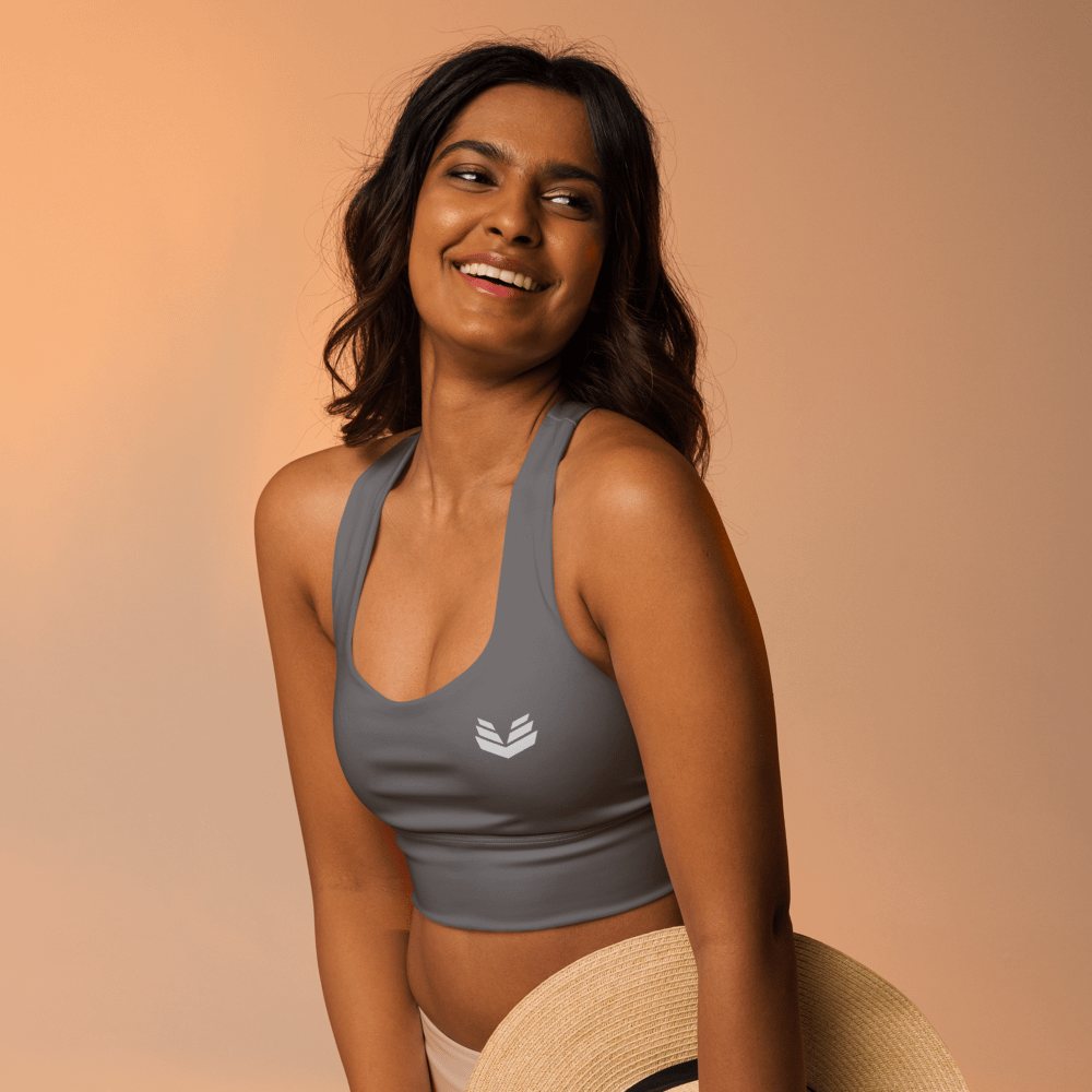 Longline Sports Bra - Dusky Drift product image (9)