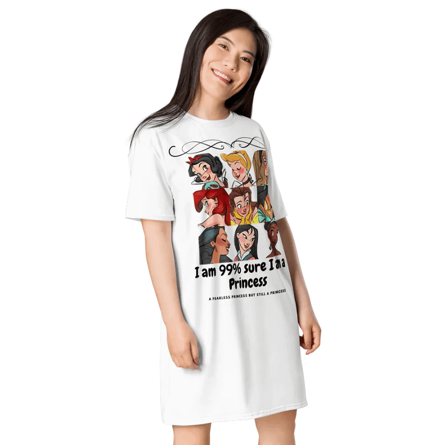 Disney Princess Shirt Dress – “99% Sure I Am a Princess” product image (4)