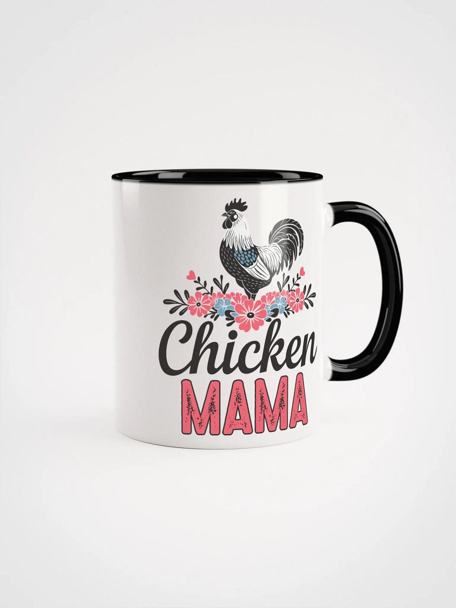 Colorful Chicken Mama Ceramic Accent Mug product image (4)