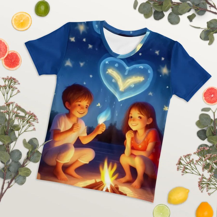 Novelty Puppy Love all over print tee product image (4)