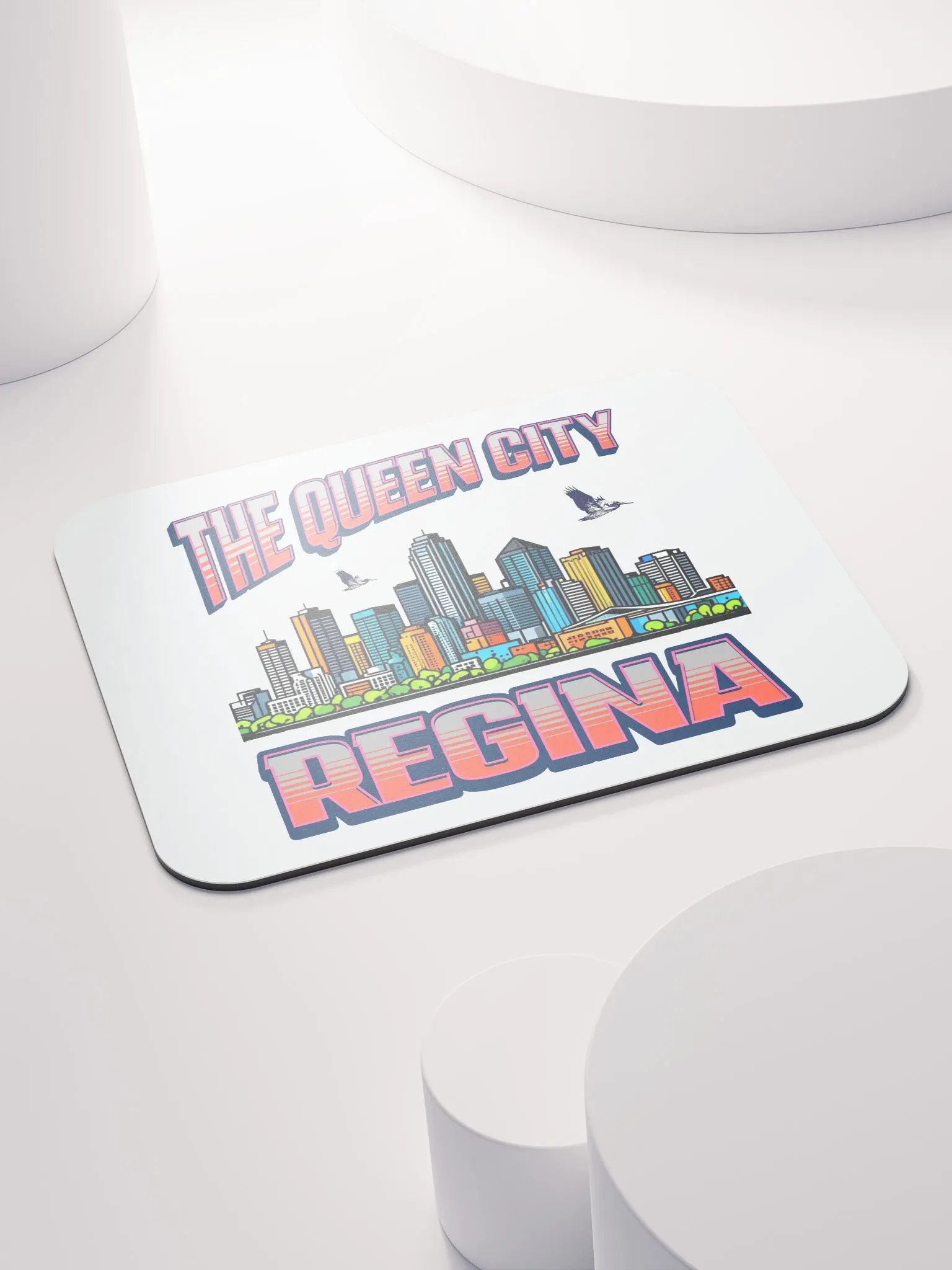 Regina The Queen City Skyline Mouse Pad product image (2)