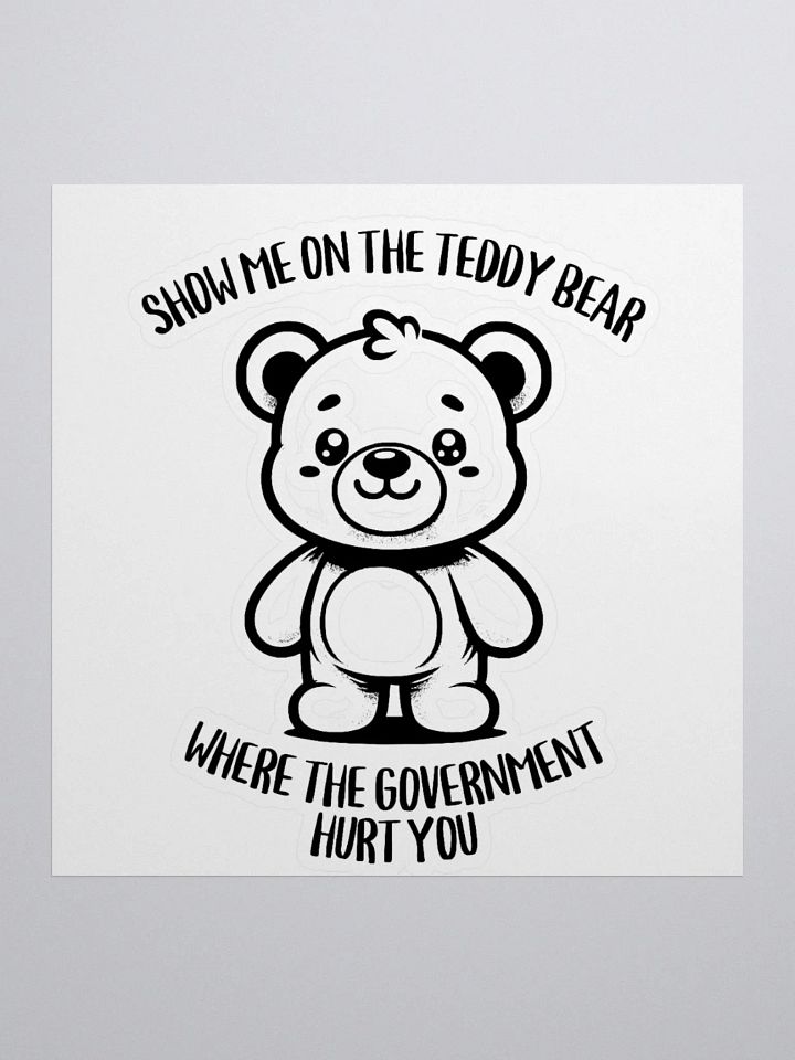 Violated Teddy Bear (Sticker) product image (1)