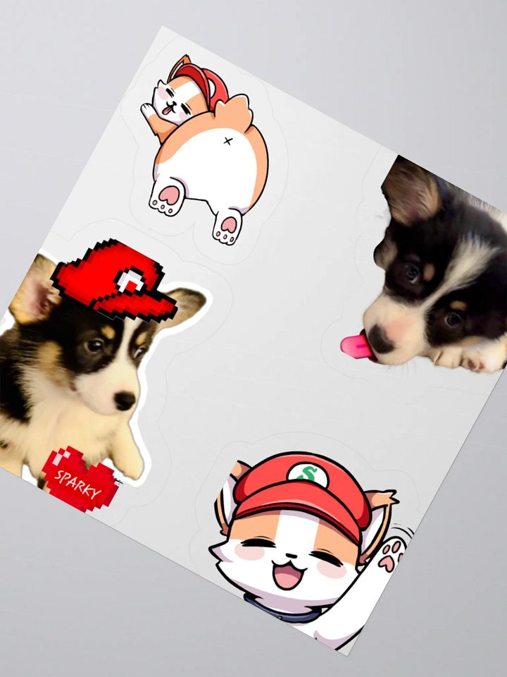 Slayer+Sparky Super Show limited print Kiss cut stickers 4-in-1 (up to 5.5" square set) product image (2)