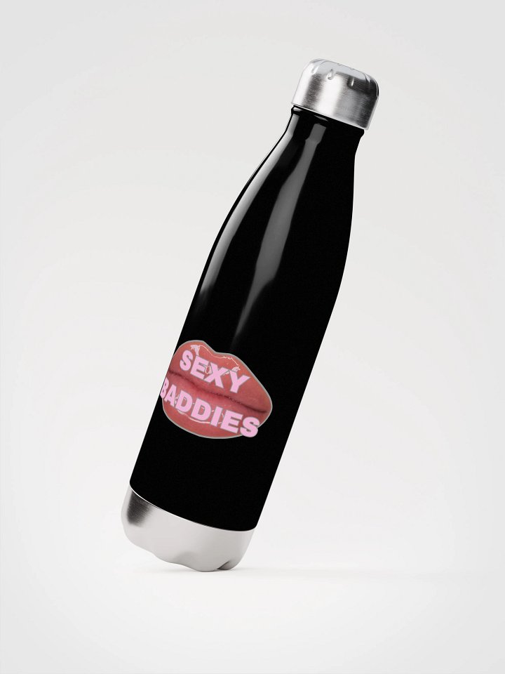 Glossy SexyBaddies Lips Stainless Steel Water Bottle product image (3)