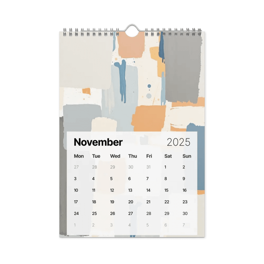 ART ABSTRACT WALL CALENDAR 2025 product image (11)