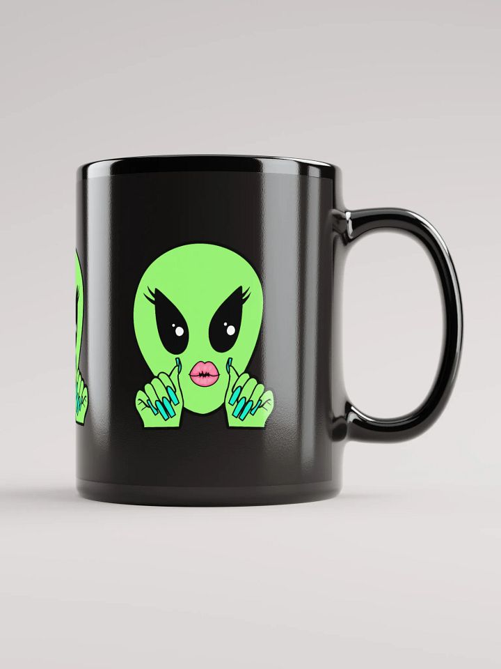 SHE HAS THE TEA - BLACK MUG product image (1)
