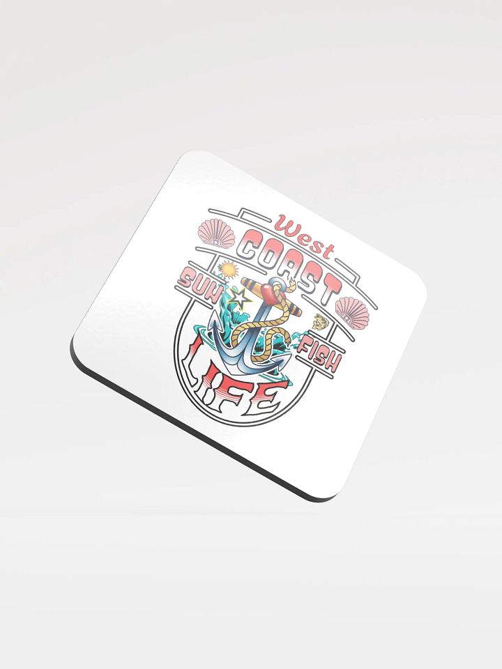 West Coast Life Nautical Vibes Glossed Coaster Set product image (1)