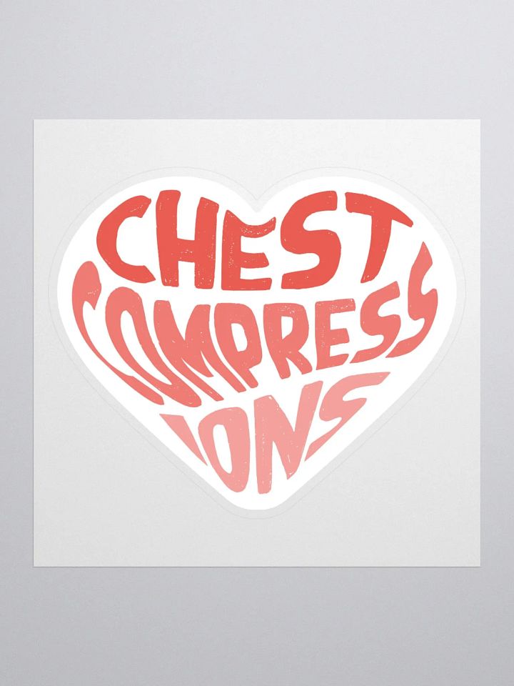 Chest Compressions Sticker product image (9)