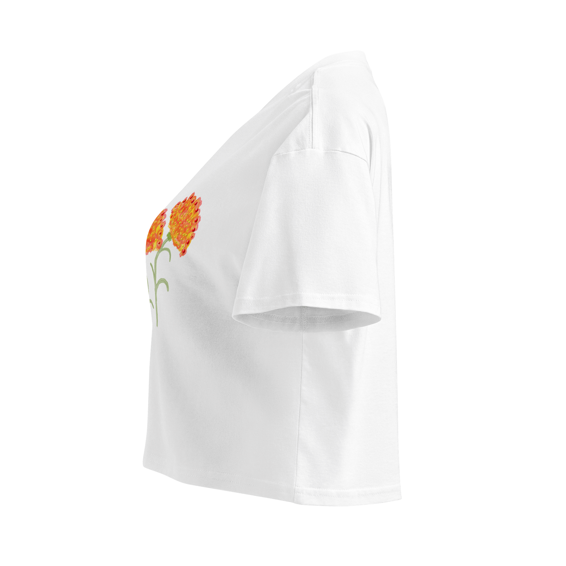 Clustered Orange Blossom Women's Crop Top product image (27)