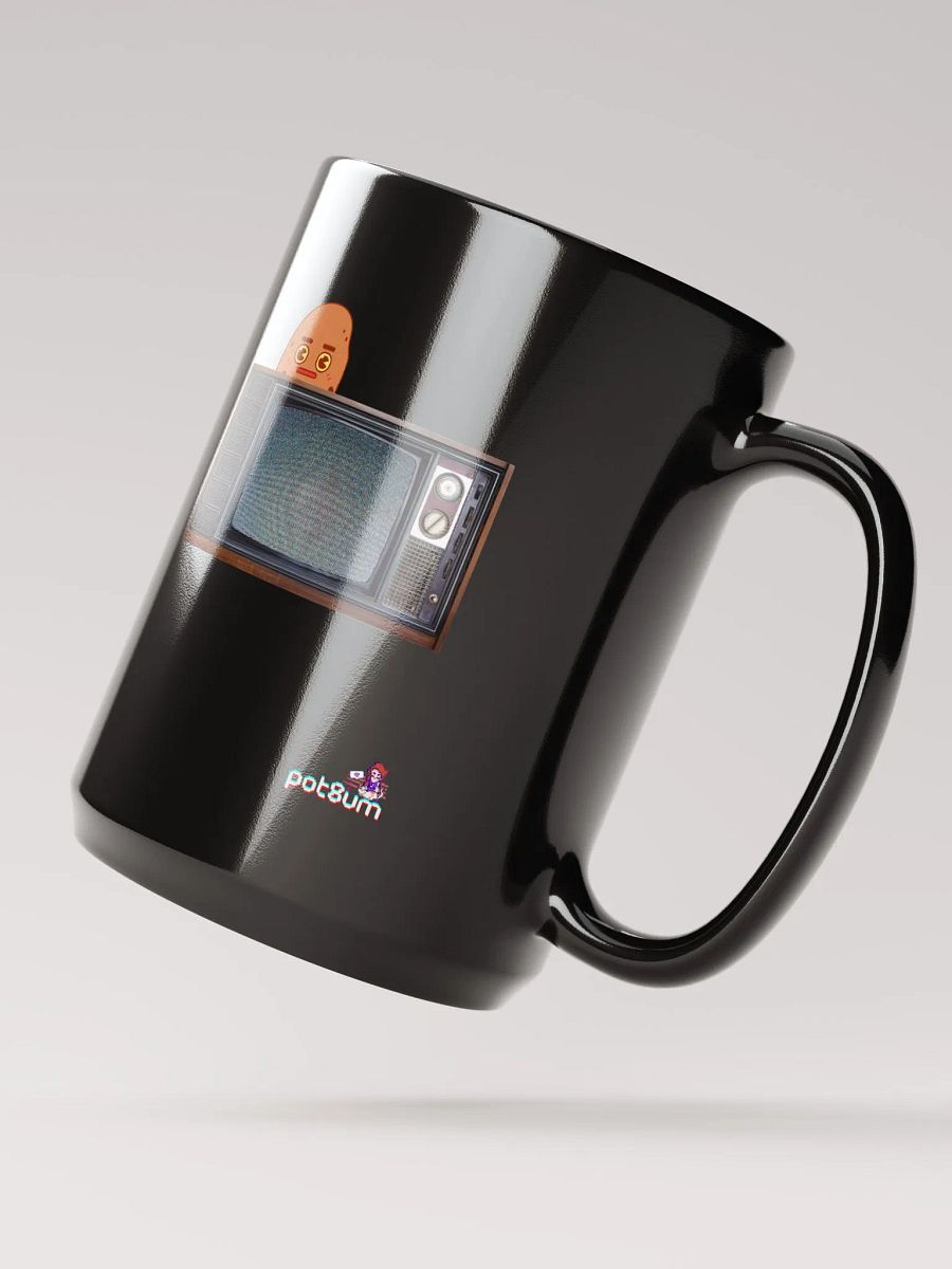 TATERVISION black glossy mug product image (3)