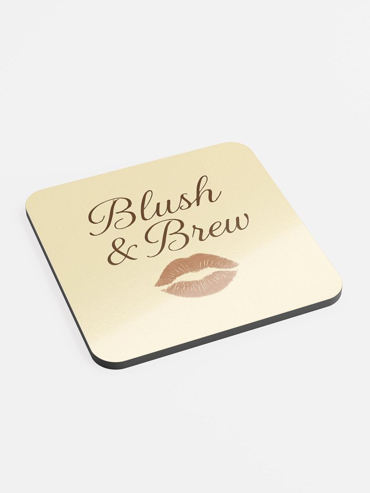 Blush & Brew Yellow Coaster product image (2)