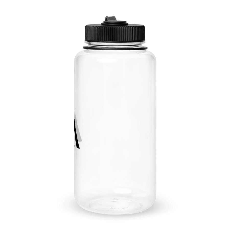 Wide Mouth Plastic Water Bottle - Clear product image (3)